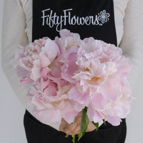 Katherina Pink Peonies For Mother's Day Apron - Image