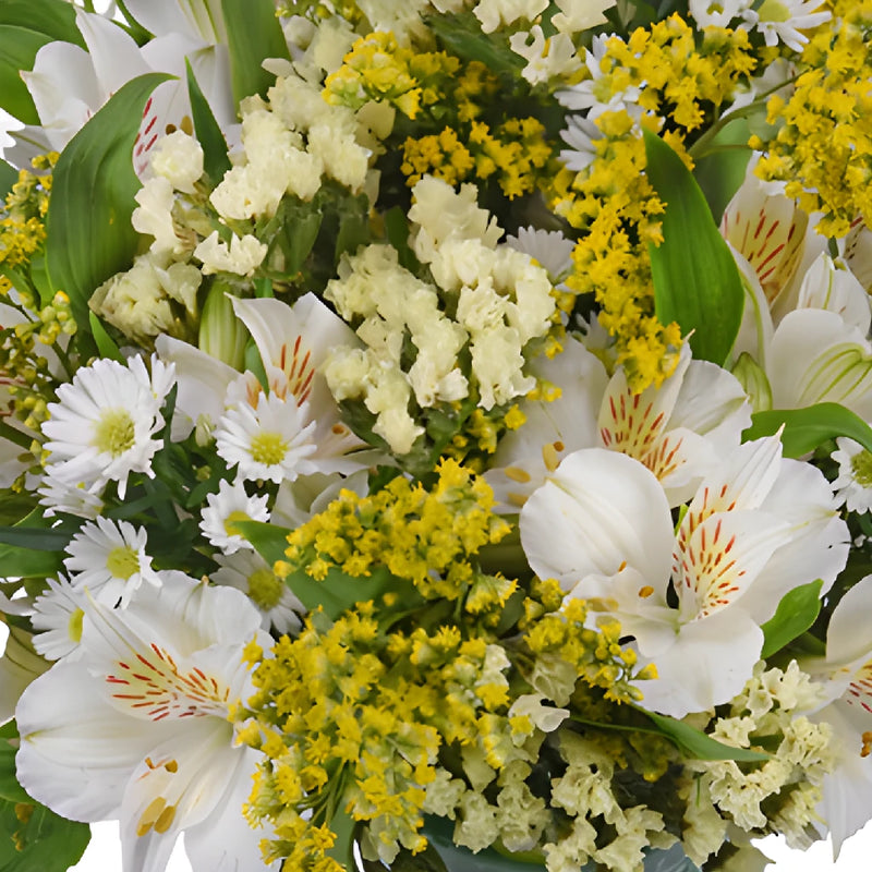 Kiss of Yellow Flower Centerpiece