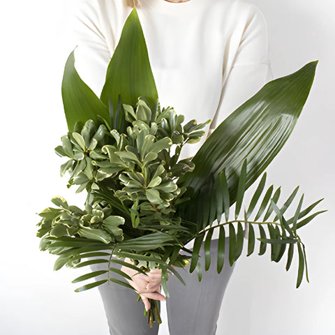 Lake greenery mix bouquet bunch