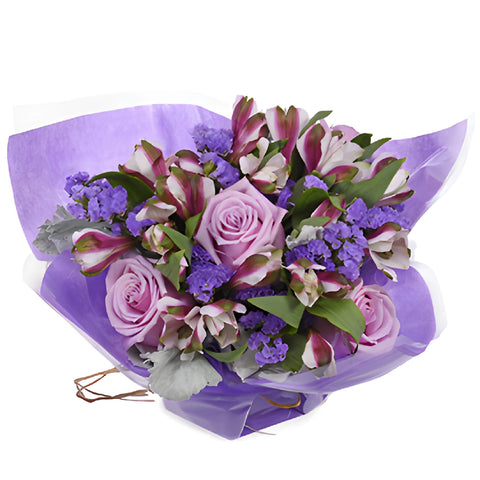 Monochromatic Lavender Bouquetta Centerpieces