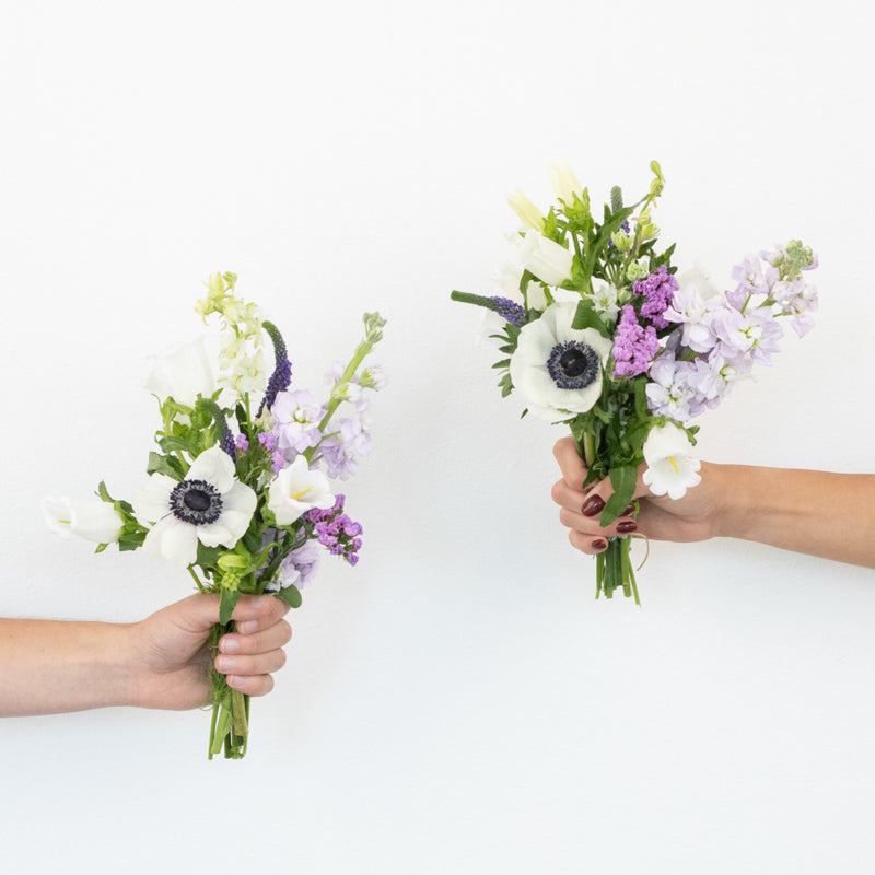 Lavender Dreams Bouquet Bar Flower Kit Vase - Image
