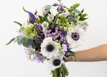Lavender Dreams Flower Bouquet Close Up - Image