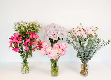 Lavender Hues Flower Bouquet Bar Close Up - Image