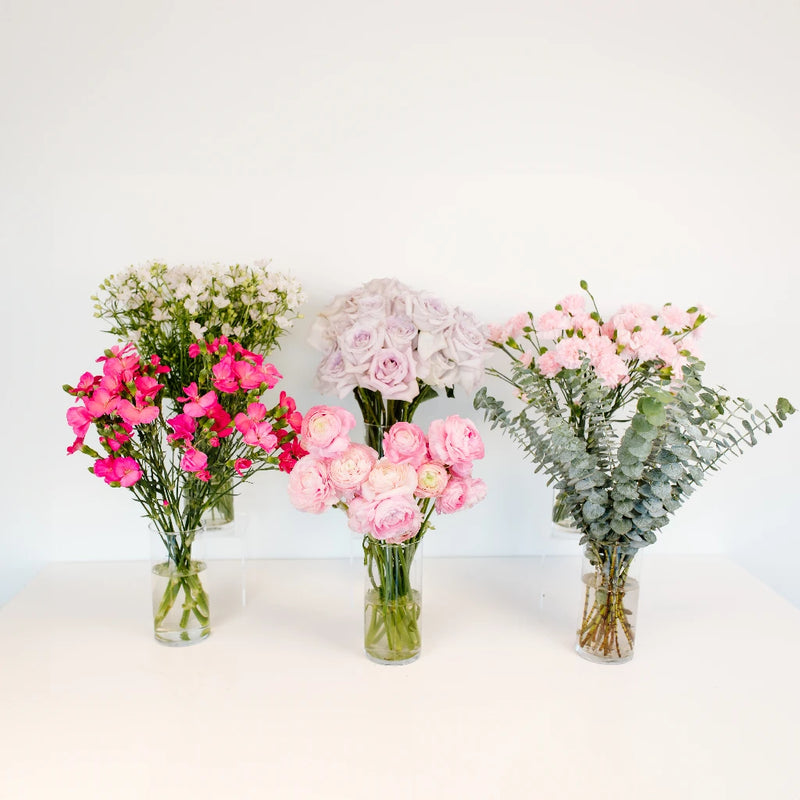Lavender Hues Flower Bouquet Bar Close Up - Image
