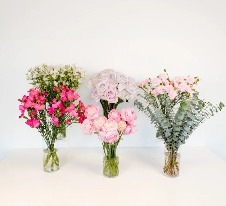 Lavender Hues Flower Bouquet Bar Close Up - Image