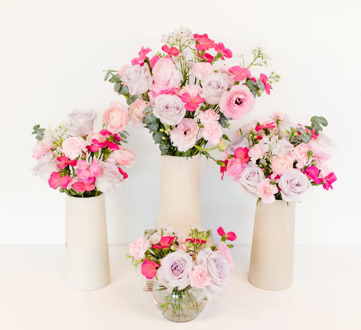 Lavender Hues Flower Centerpiece - Image