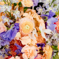 Lavender Sorbet Diy Flower Kit Close Up - Image