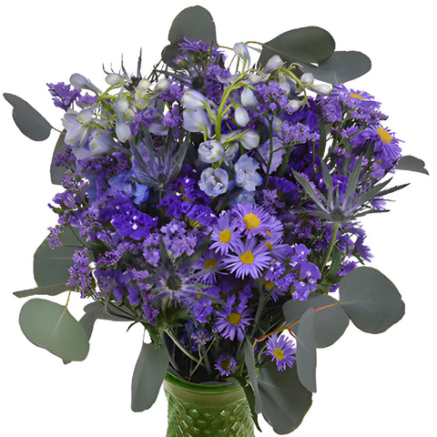 Lavender Mist Flower Centerpieces