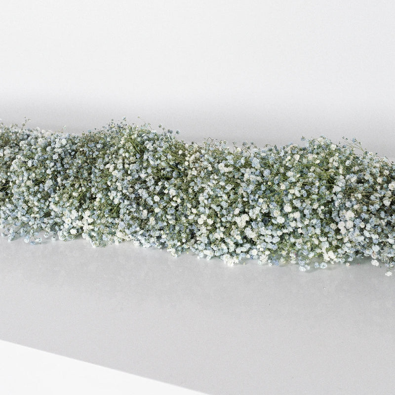 Light Blue Baby's Breath Tinted Garland Vase - Image