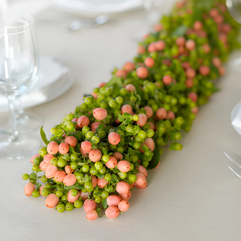 Pink Pastel Hypericum Berry Garland