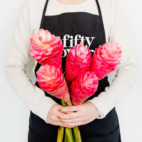 Light Pink Tropical Ginger Apron - Image