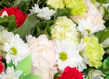 Lucky Pastel Flower Centerpieces Close Up - Image