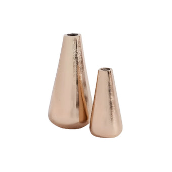 Tall Rose Gold Bud Vase