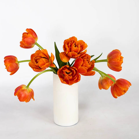 Mandarin Bliss Double Tulip Vase - Image