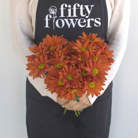 Mango Tango Daisy Flower Apron - Image