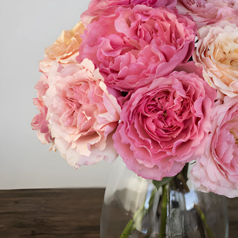 Sunset Hues Fresh Cut Pink Mayra Roses