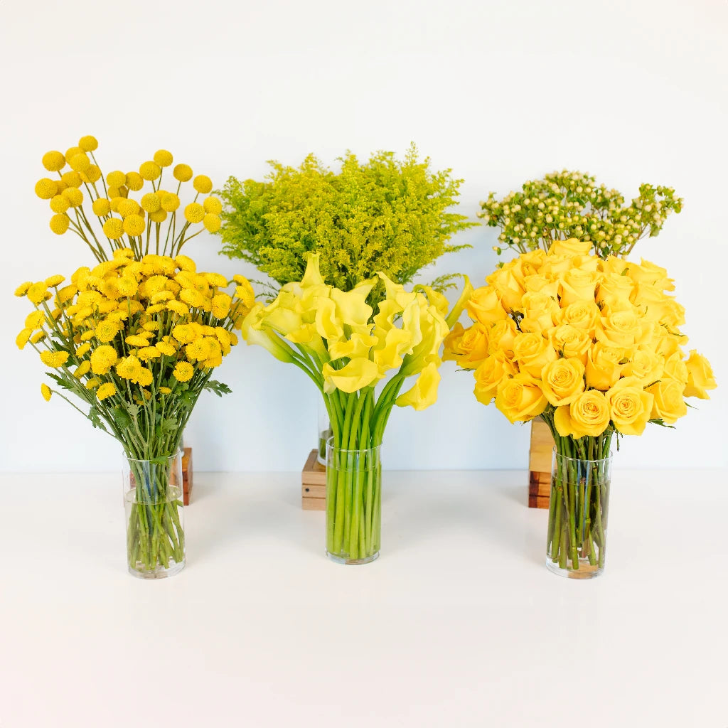 Mellow Yellow Flower Bouquet Bar Kit