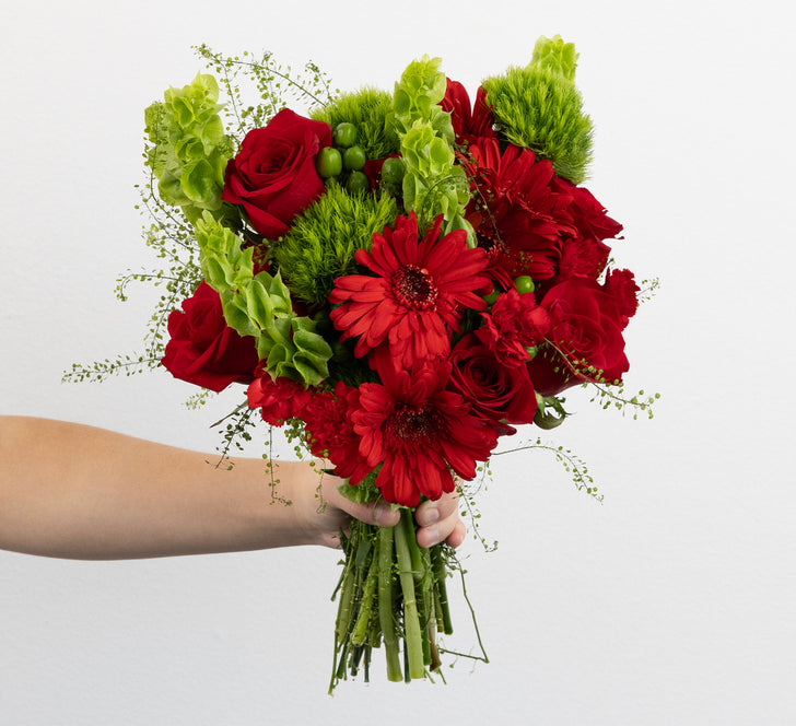 Merry And Bright Flower Bouquet Close Up - Image