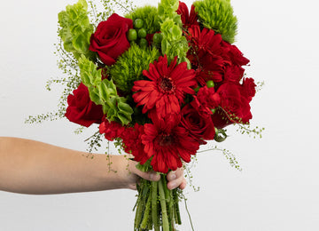 Merry And Bright Flower Bouquet Close Up - Image