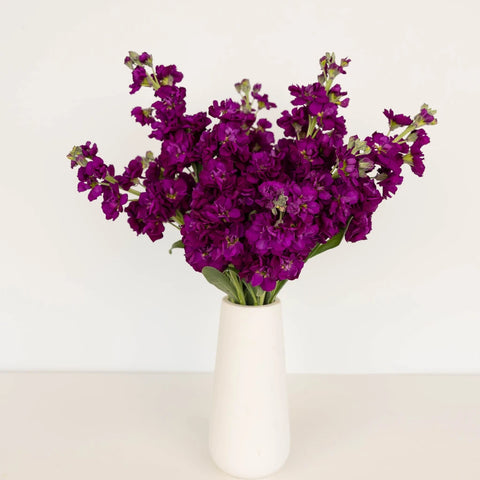 Midnight Purple Stock Flower Vase - Image