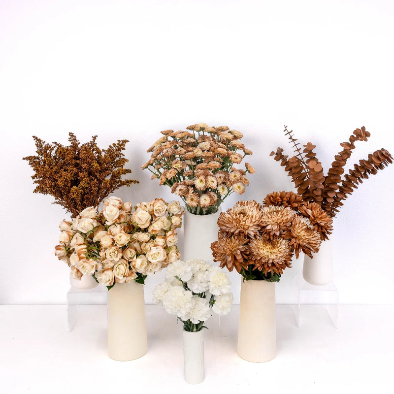 Mocha Mousse Bouquet Bar Flower Kit Close Up - Image