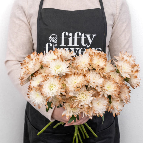 Mocha Mousse Enhanced Flower Apron - Image