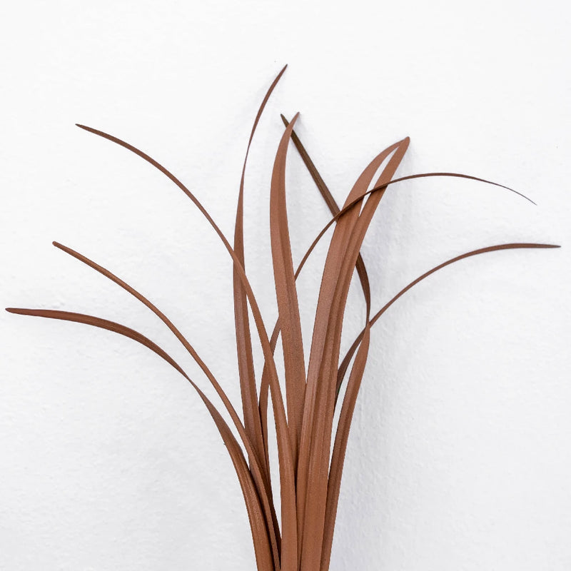 Mocha Mousse Lily Grass Greenery Stem - Image