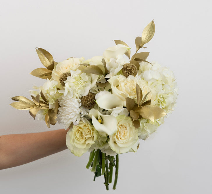 Modern Holiday Glam Gold Flower Bouquet Other - Image