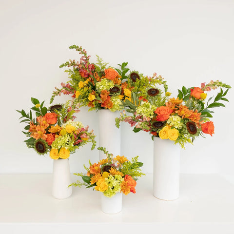 Modern Sunflower Flower Centerpieces Hand - Image