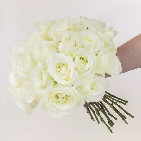 Mojito White Roses Hand - Image