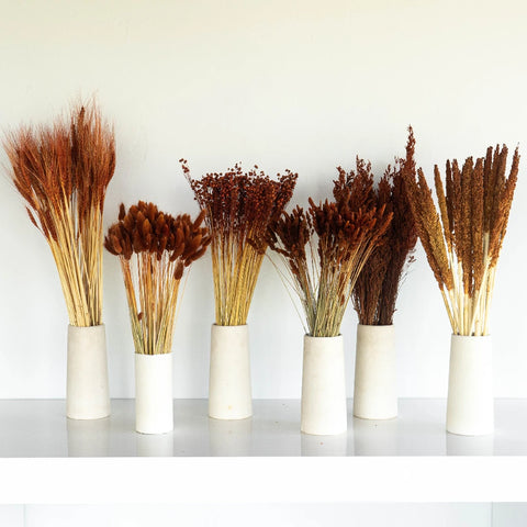 Monochromatic Brown Dried Flower Kit Recipe - Image