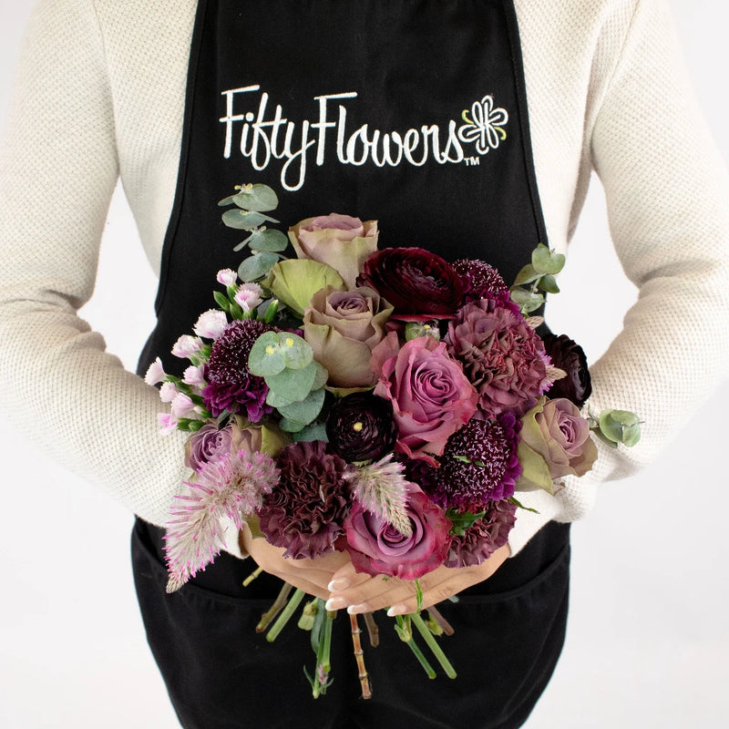 Plum Rose Luxury Flower Centerpieces