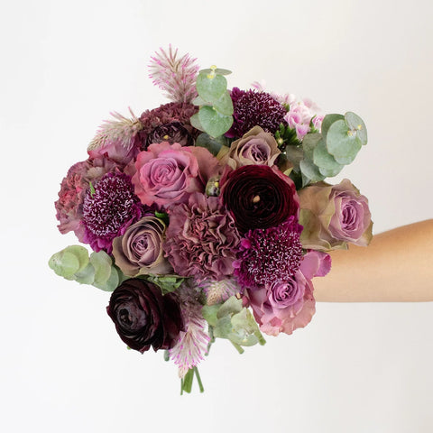 Plum Rose Luxury Flower Centerpieces