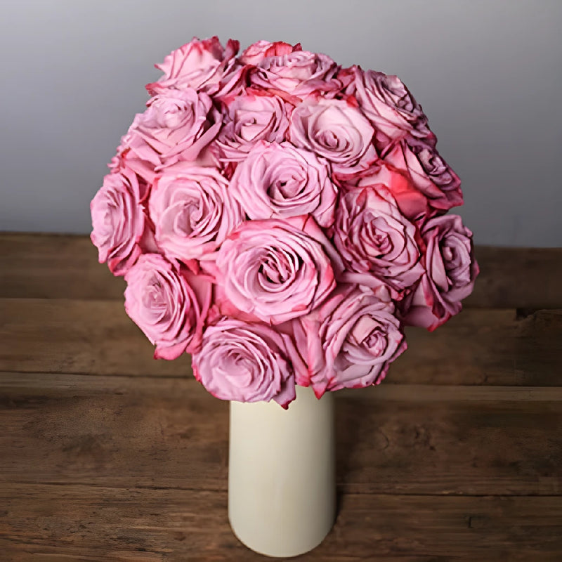 Moody-blues-fresh-rose-arrangements Vase - Image