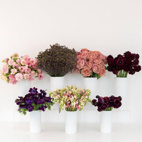 Moody Mauve Diy Flower Kit Stem - Image