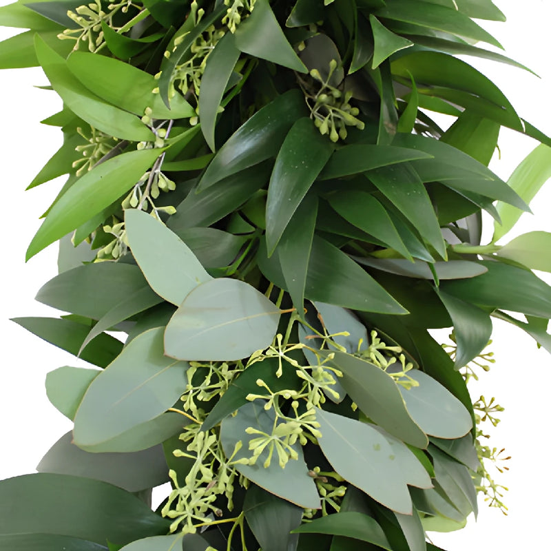 Nagi and Seeded Eucalyptus Garland
