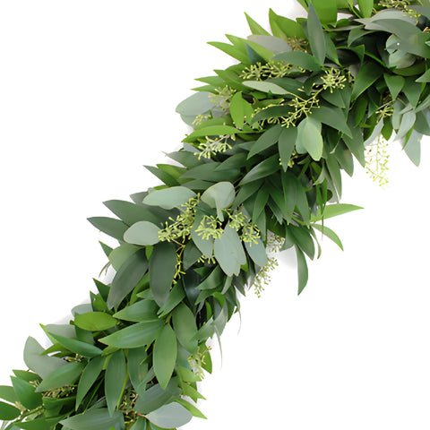 Nagi and Seeded Eucalyptus Garland