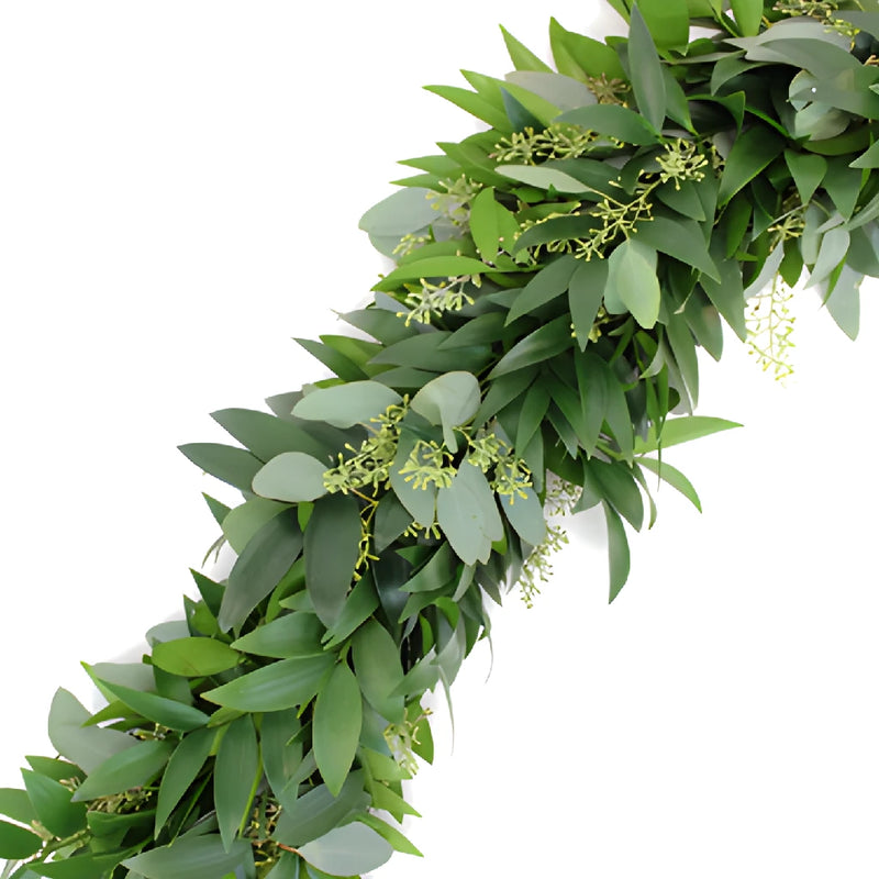 Nagi and Seeded Eucalyptus Garland