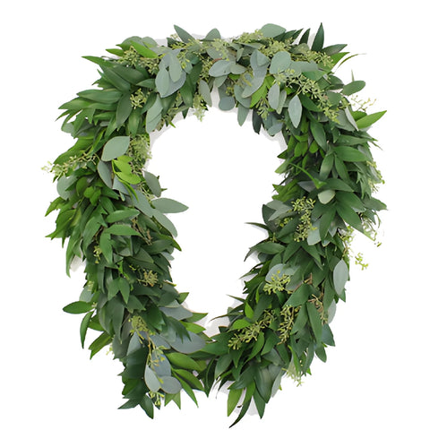 Nagi and Seeded Eucalyptus Garland