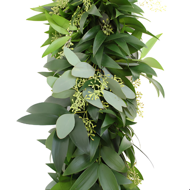 Nagi and Seeded Eucalyptus Garland