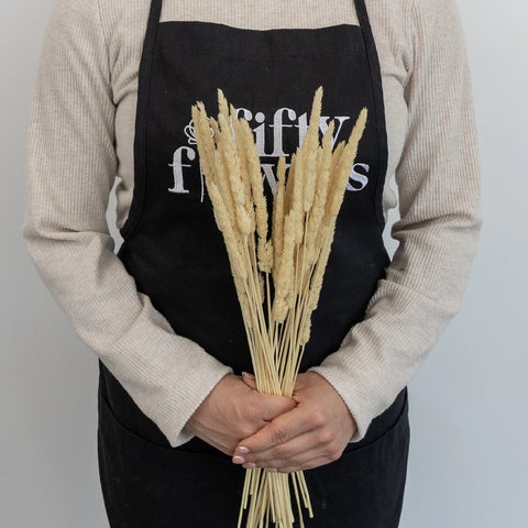 Natural Dried Typha Grass Apron - Image