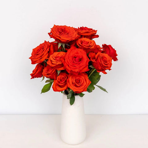 Ninas Love Red Rose Vase - Image