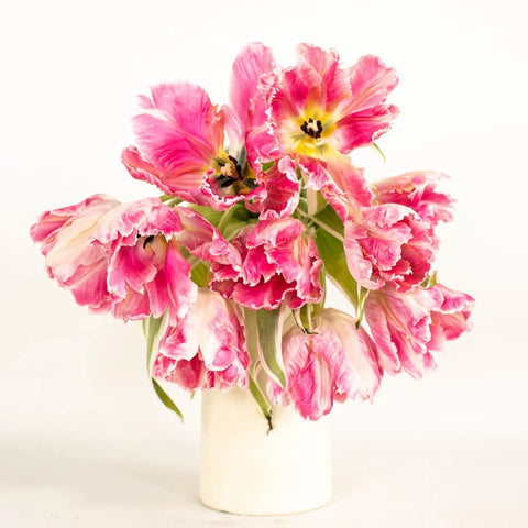 Novelty Tulip Dark Pink Flower Vase - Image