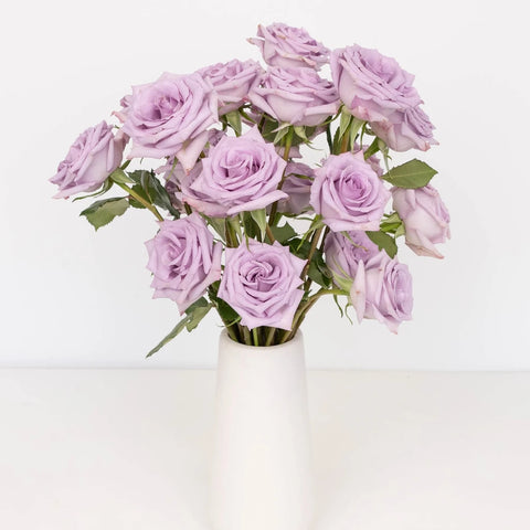 Ocean Song Lavender Rose Vase - Image