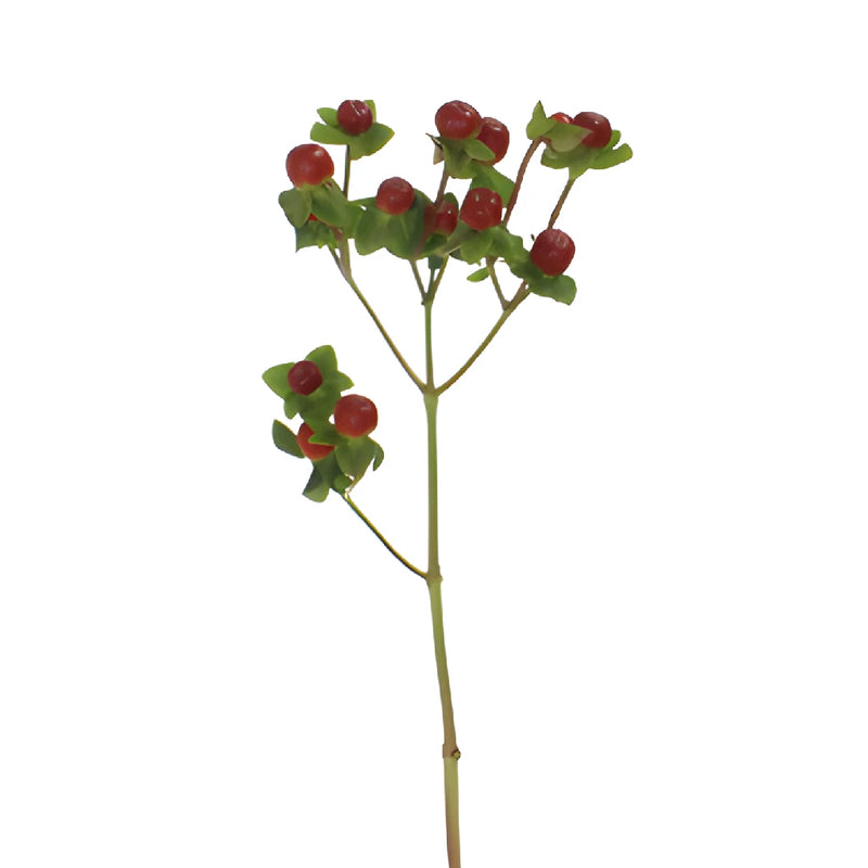 Antique Burgundy Designer Hypericum Berries