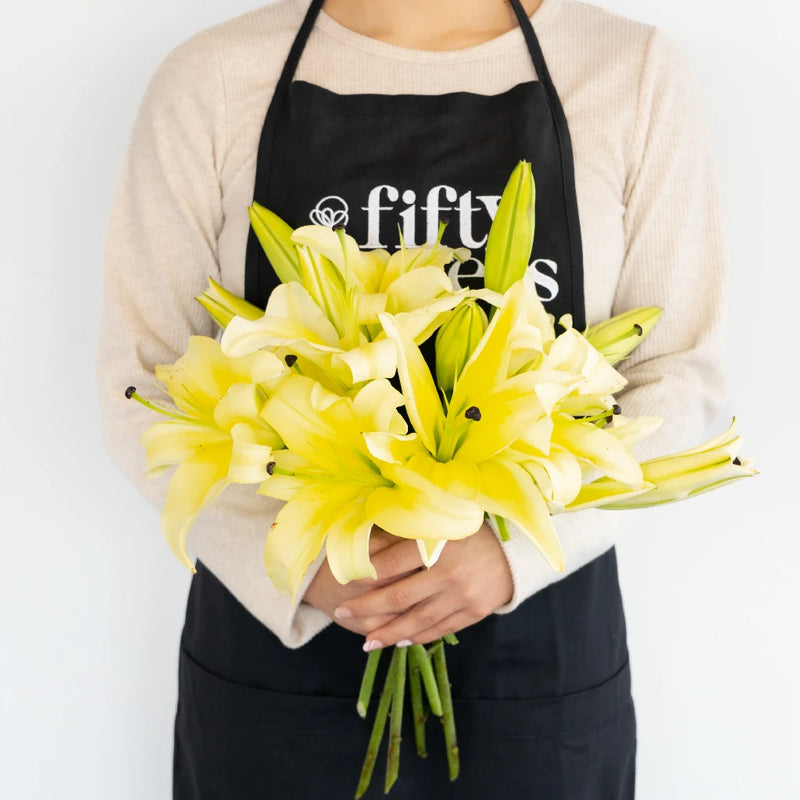 yellow lily flower bouquet Buy Wholesale Yellow Concador Lilies in Bulk