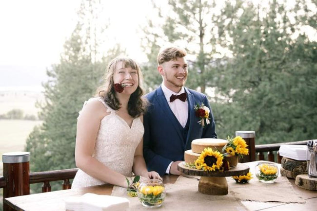 sunflower wedding dress Create a Outdoor Simple Sunflower Wedding theme
