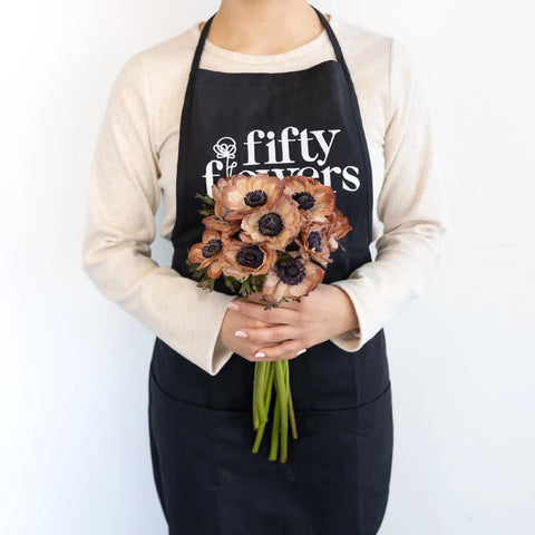 Pale Cashmere Brownie Anemone Apron - Image