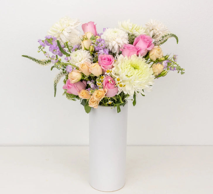 Pastel Gardens Flower Bouquet Vase - Image