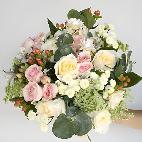 Perfectly Pastel Rose Centerpieces